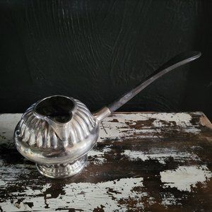 Vintage Silverplate Ladle with Wood Handle, Apollo EPNS Bernard Rice's 6090